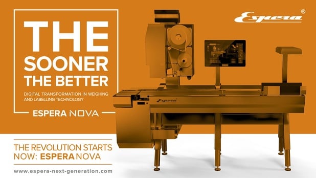 ESPERA présente sa nouvelle machine NOVA, l'avenir du pesage-étiquetage !