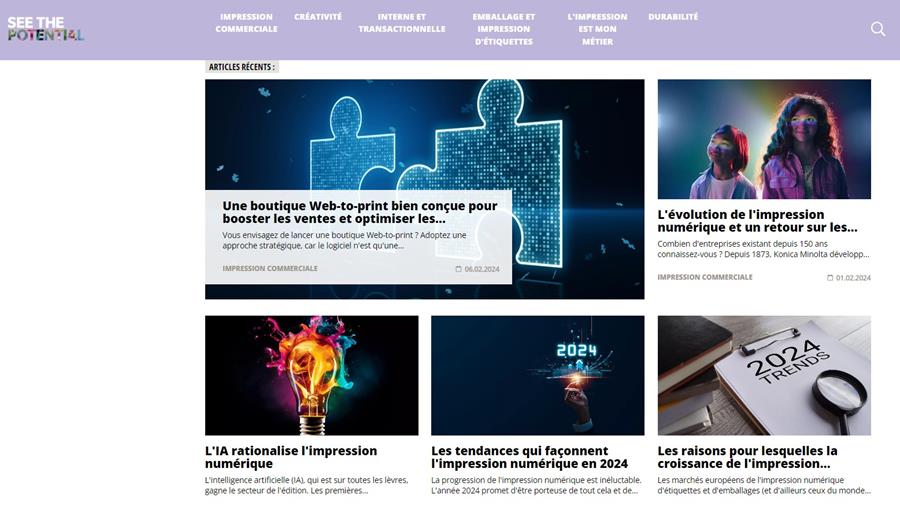 Konica Minolta: un blog dédié à l'industrie de l'impression