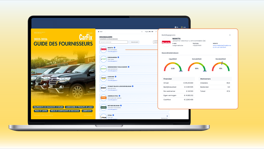 Guide des fournisseurs pour garagistes