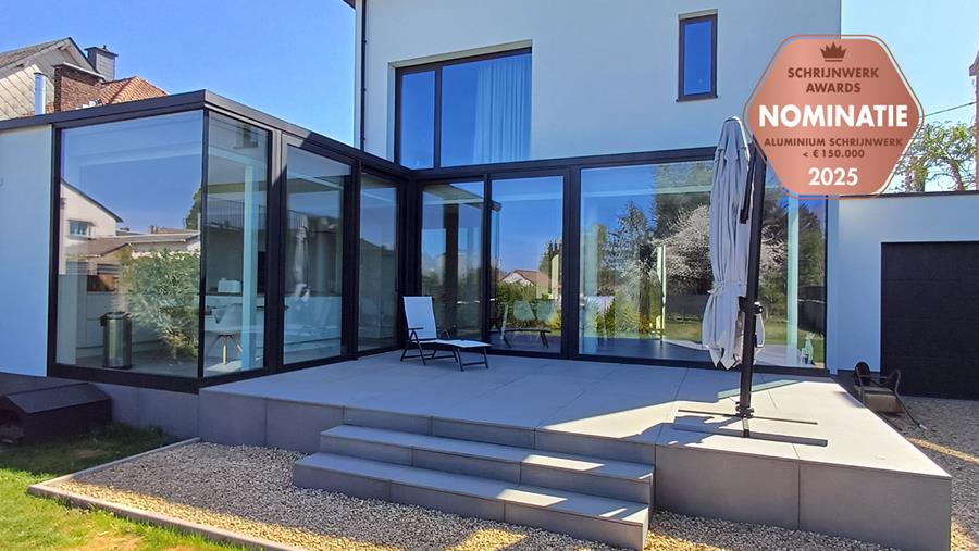 Modern aluminium schrijnwerk tilt renovatie naar topniveau